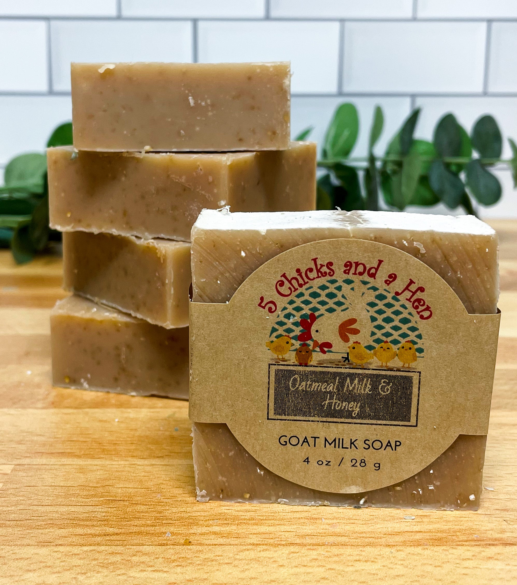 Honey + Oatmeal Goat's Milk Soap