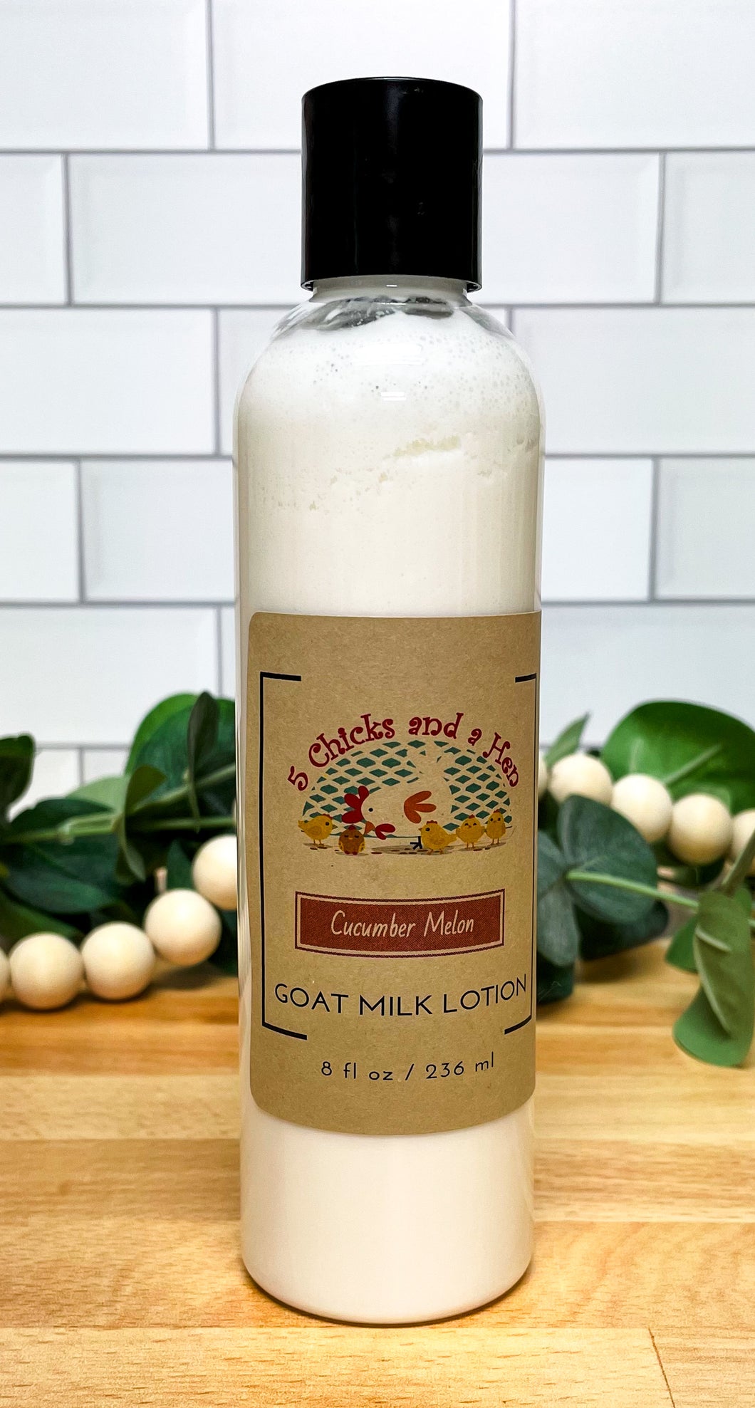Cucumber Melon Handcrafted Goat Milk Lotion