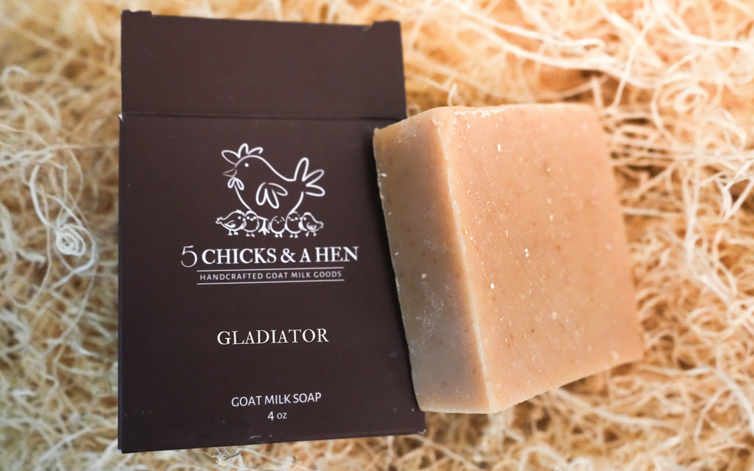 Gladiator Handcrafted Goat Milk Bar Soap