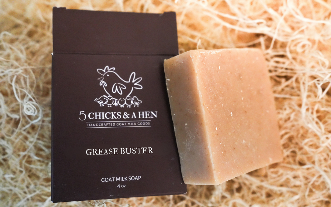 Specialty Grease Buster Handcrafted Goat Milk Bar Soap