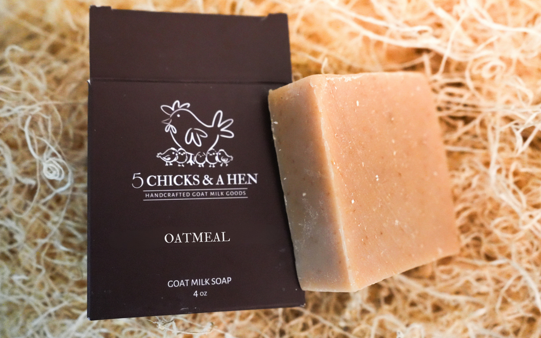 Oatmeal Handcrafted Goat Milk Bar Soap