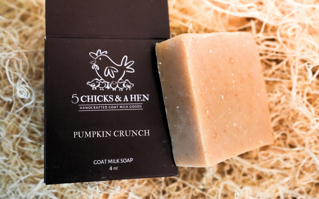 Pumpkin Crunch Handcrafted Goat Milk Bar Soap