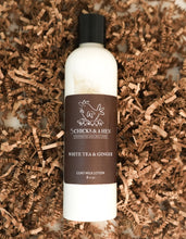 Load image into Gallery viewer, White Tea &amp; Ginger Handcrafted Goat Milk Lotion
