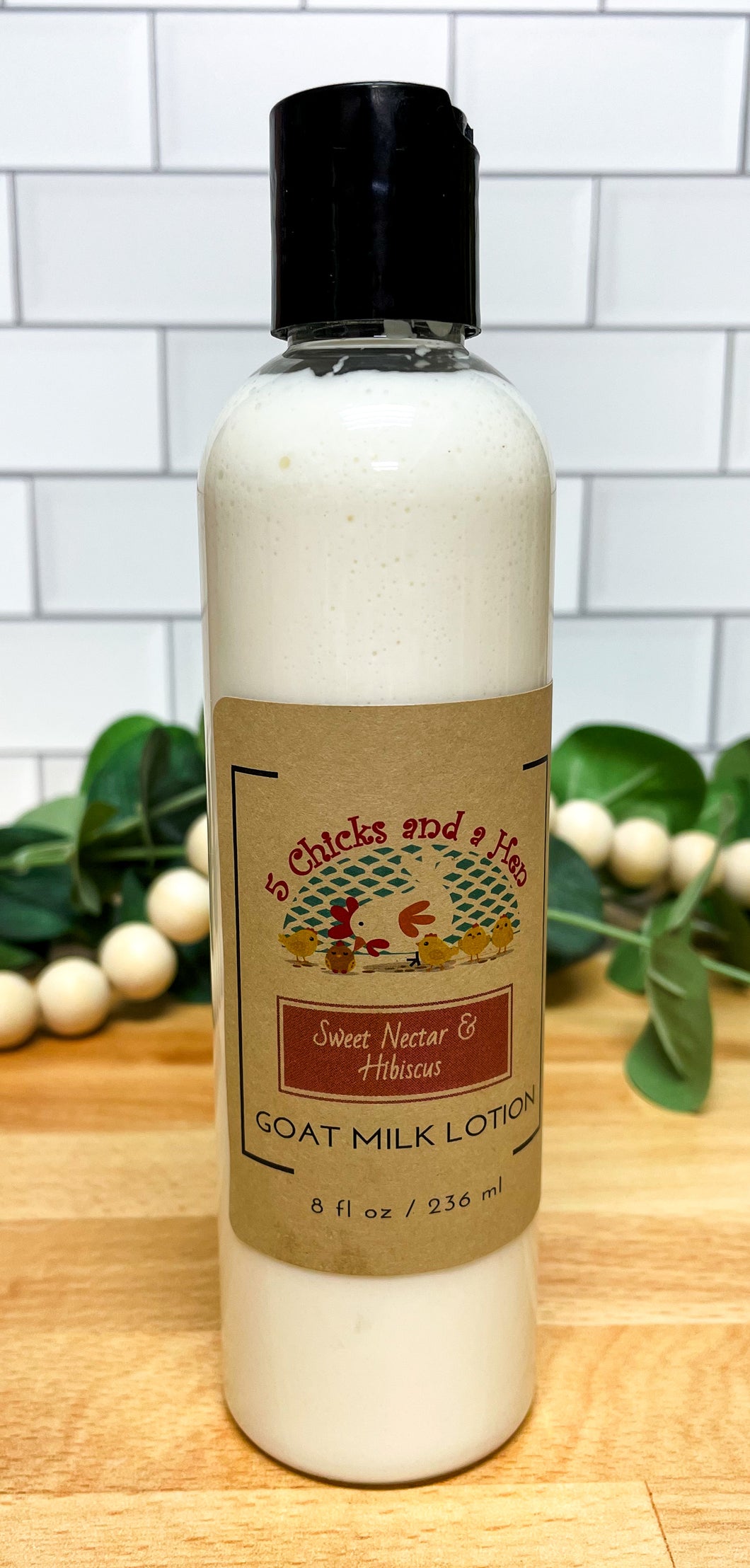 Sweet Nectar & Hibiscus Handcrafted Goat Milk Lotion