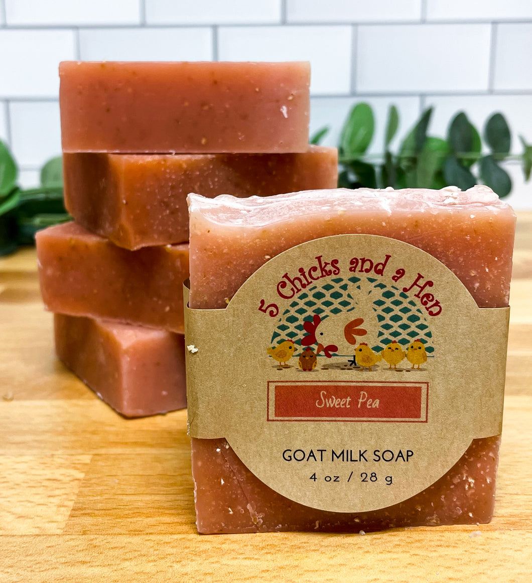 Sweet Pea Handcrafted Goat Milk Bar Soap