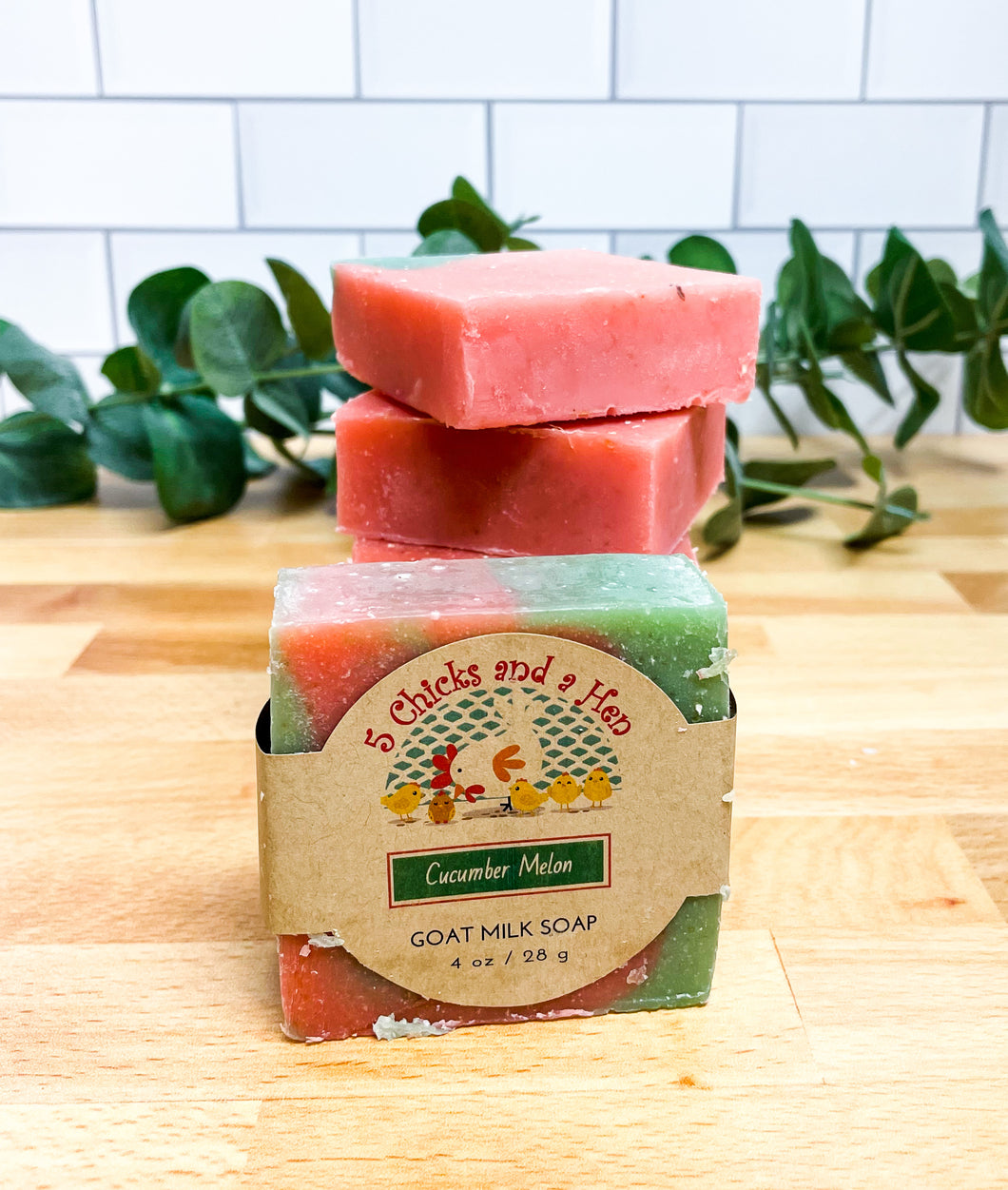 Cucumber Melon Handcrafted Goat Milk Bar Soap