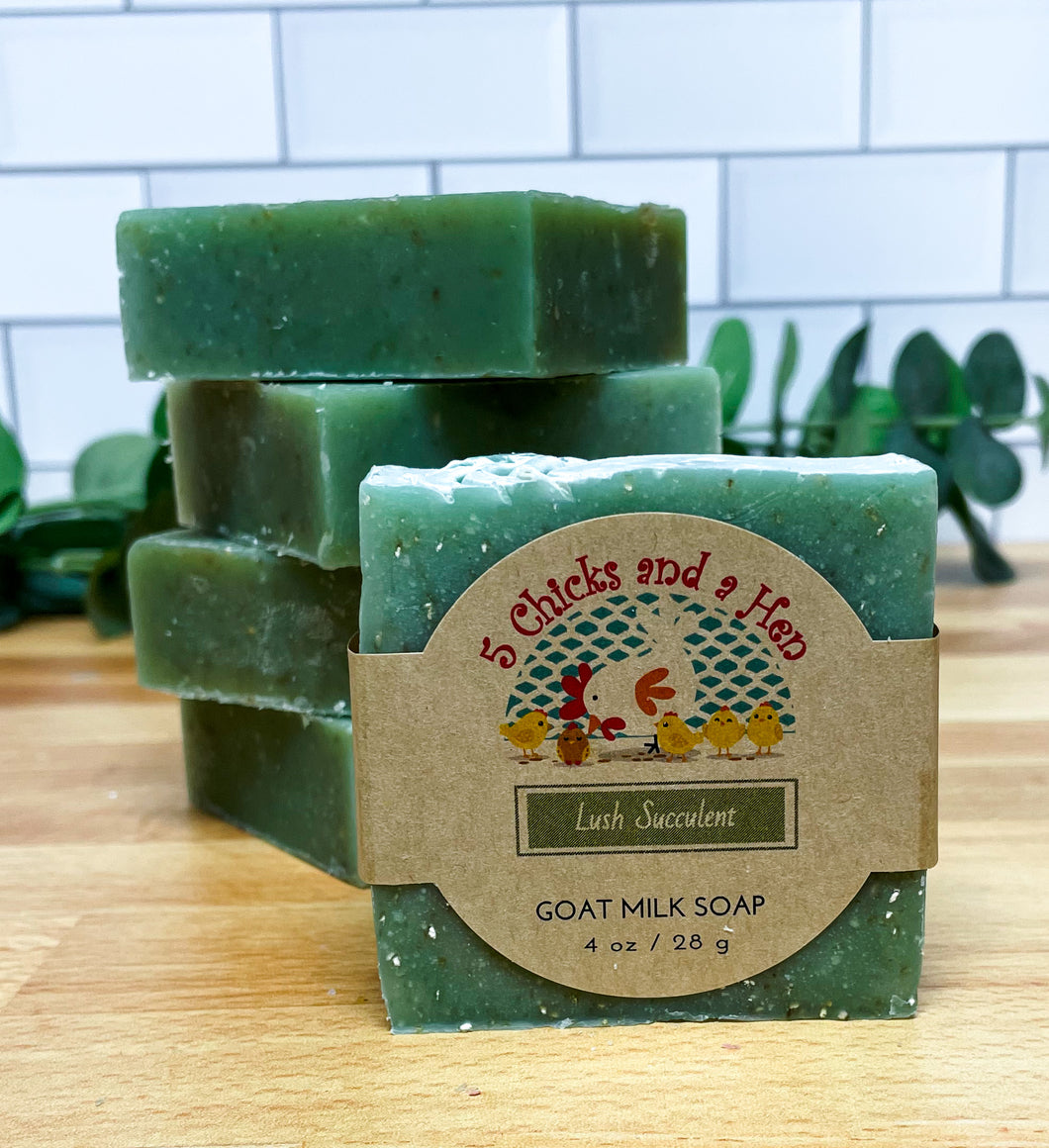 Lush Succulent Handcrafted Goat Milk Bar Soap
