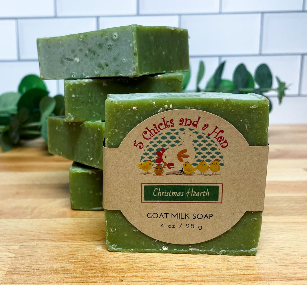 Christmas Hearth Handcrafted Goat Milk Bar Soap
