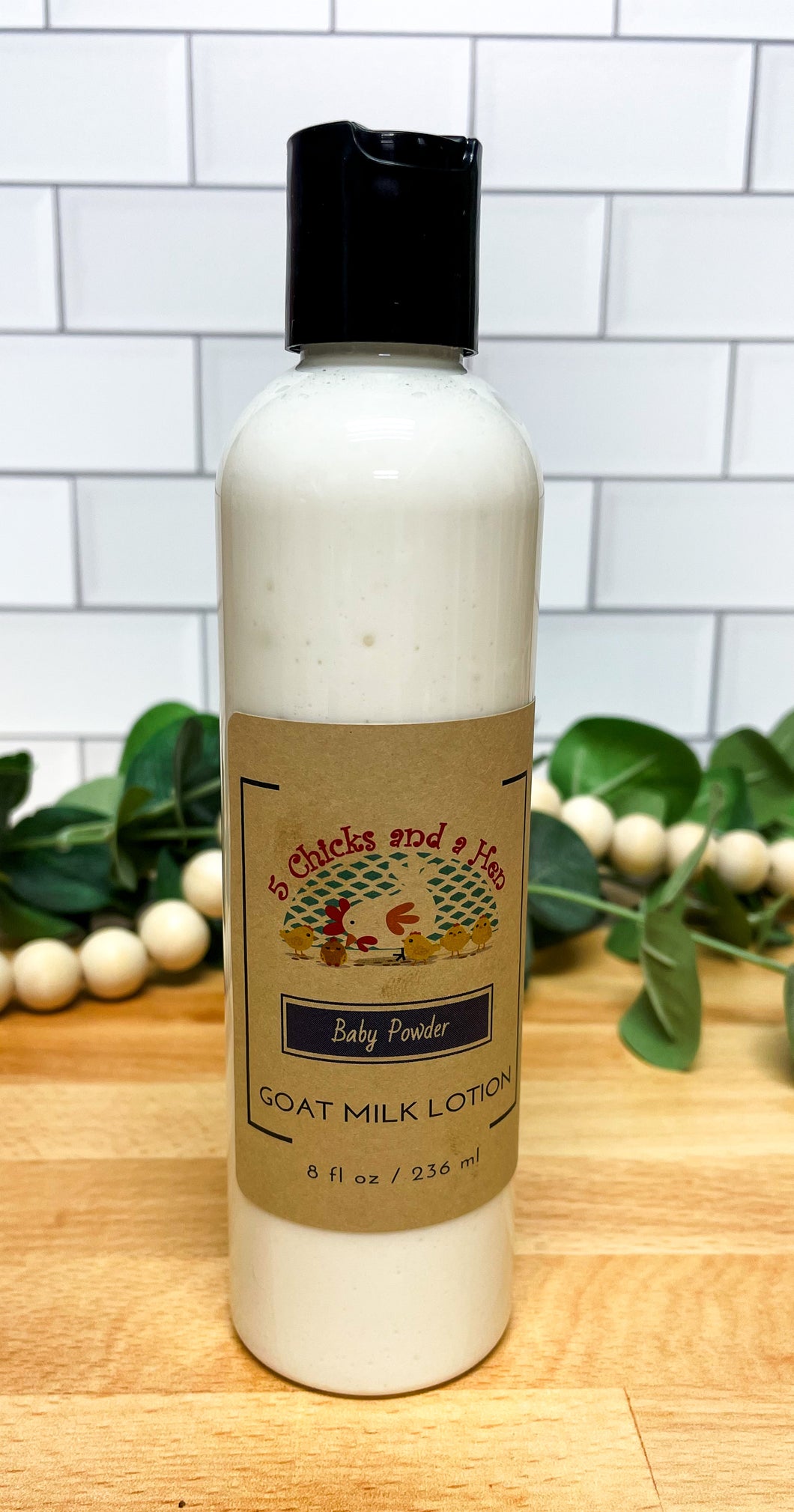 Baby Powder Handcrafted Goat Milk Lotion