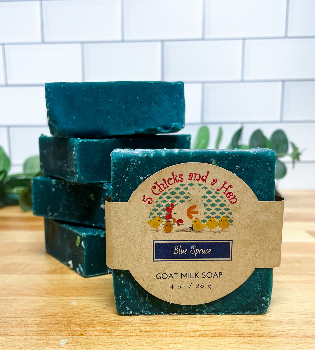 Blue Spruce Handcrafted Goat Milk Bar Soap
