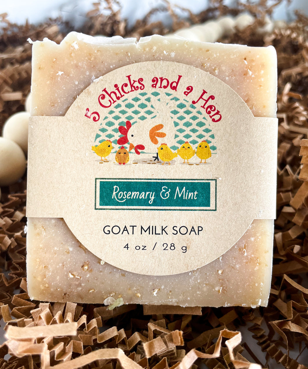 Rosemary & Mint Handcrafted Goat Milk Bar Soap